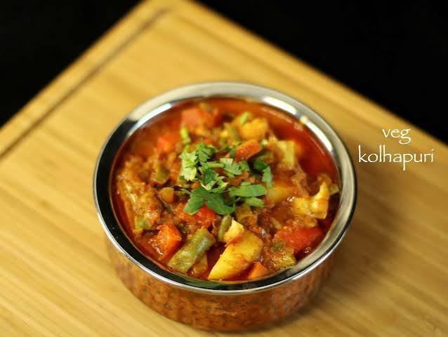 vej kolhapuri at Krishna Food