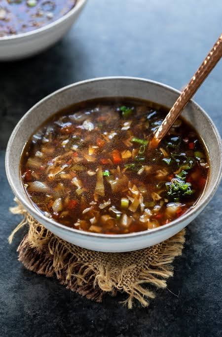 vej soup at Krishna Food