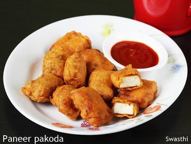 vej paneer pakoda at Krishna Food