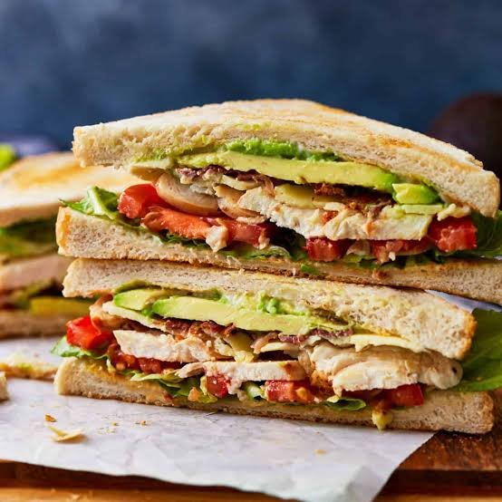 chicken sandwich at Krishna Food